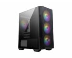 MSI MAG FORGE M100R computer case Micro Tower Black  Transparent