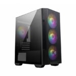 MSI MAG FORGE M100R computer case Micro Tower Black  Transparent