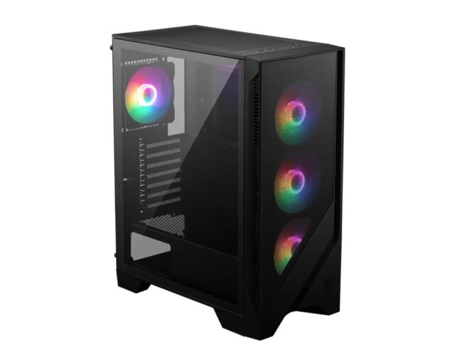 MSI MAG Forge 120A AIRFLOW Midi Tower Black  Transparent - imagine 4