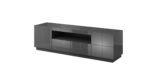 Cama TV stand REJA graphite grey gloss/graphite grey gloss - imagine 2