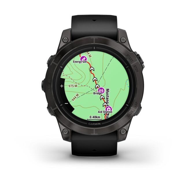 Garmin epix Pro (Gen 2) Sapphire Edition 3.3 cm (1.3 ) AMOLED 47 mm Digital 416 x 416 pixels Touchscreen Black Wi-Fi GPS (satellite) - imagine 4