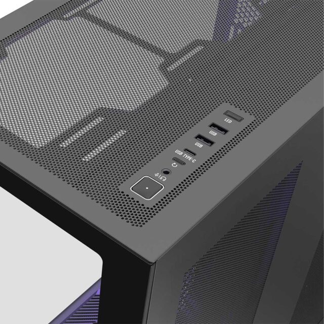 MODECOM Volcano SPACE XL FULL TOWER NF Black - imagine 5