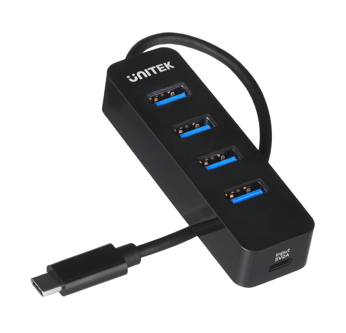 cps-e1049bb4a51e1b25a49bb61332ad5919-2026-01-17-21-30-04 UNITEK HUB USB-C 4XUSB-A 3.1 ACTIVE 10 WATT H1117B - imagine 1