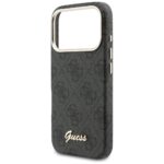 Case Guess 4G Script MagSafe for iPhone   17 Pro black - imagine 6