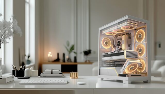 MODECOM VOLCANO STELLAR PLUS ARGB MIDI 5F WHITE - imagine 2