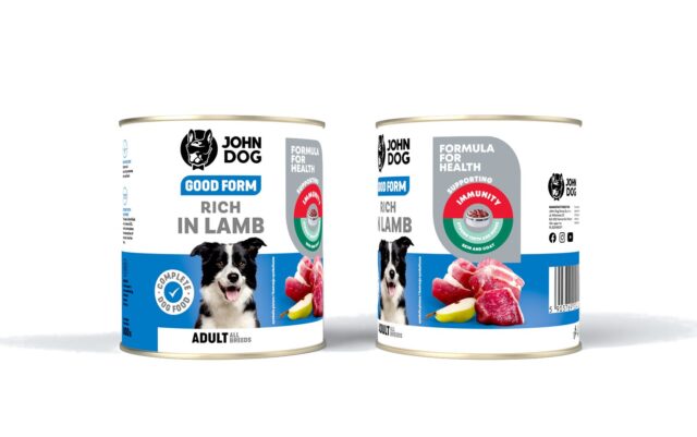 John Dog GOOD FORM DOROSŁY JAGNIĘCINĘ KARMA 800g - imagine 2