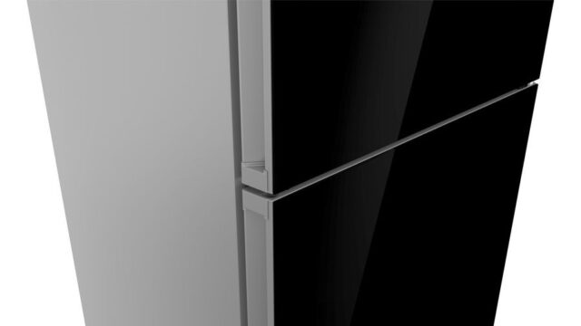 Bosch Serie 6 KGN49LBCF fridge-freezer Freestanding 440 L C Black - imagine 7