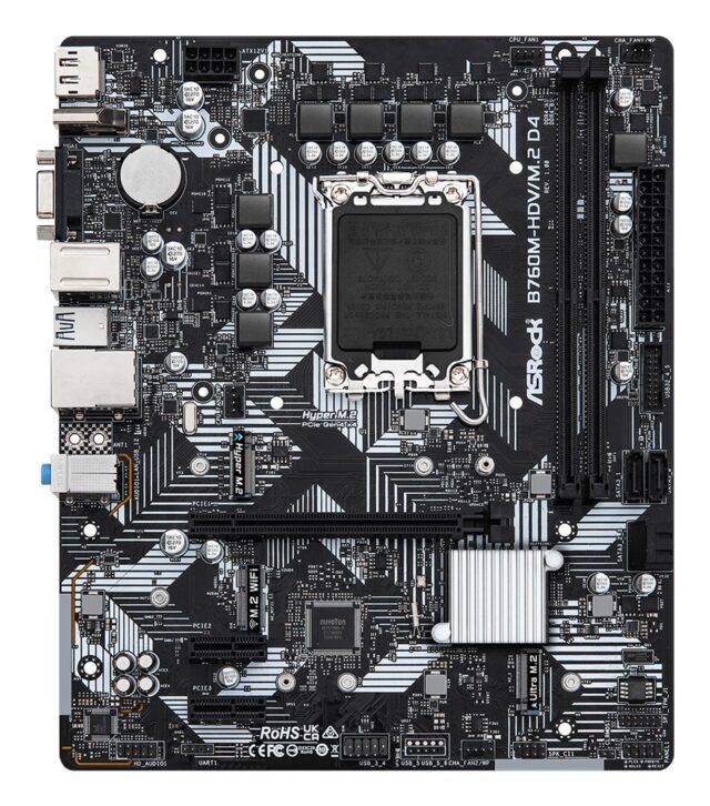 Asrock B760M-HDV/M.2 D4 Intel B760 LGA 1700 micro ATX - imagine 2