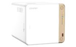 QNAP TS-462-4G NAS/storage server Tower Intel® Celeron® N4505 4 GB DDR4 0 TB QNAP QTS White - imagine 5