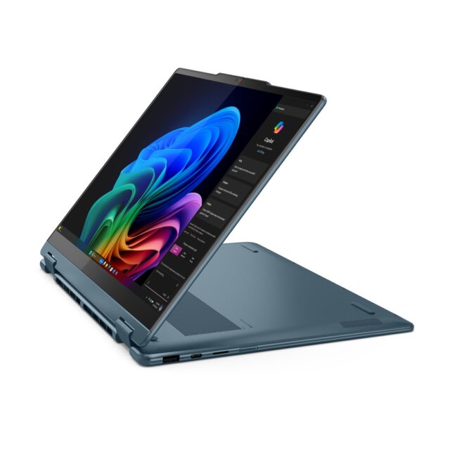 Lenovo Yoga 7 2-in-1 14AKP10 Ryzen AI 5 340 14.0 WUXGA Touch OLED 400nits Glossy 60Hz 16GB LPDDR5-6400 SSD512 Radeon 840M Graphics Cam 5.0MP 70Wh Win11 Tidal Teal - imagine 11