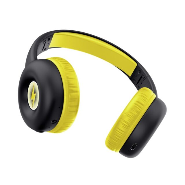 Trust Nouna Headset Wired & Wireless Head-band Calls/Music USB Type-C Bluetooth Black  Yellow - imagine 3