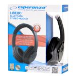 Esperanza Libero EH163K Headset Wireless Head-band Music Mini-USB Bluetooth Black - imagine 10