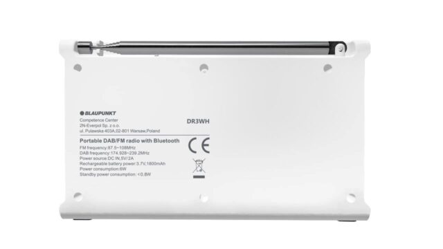 Radio przenośne BLAUPUNKT DAB DR3WH  biały - imagine 2