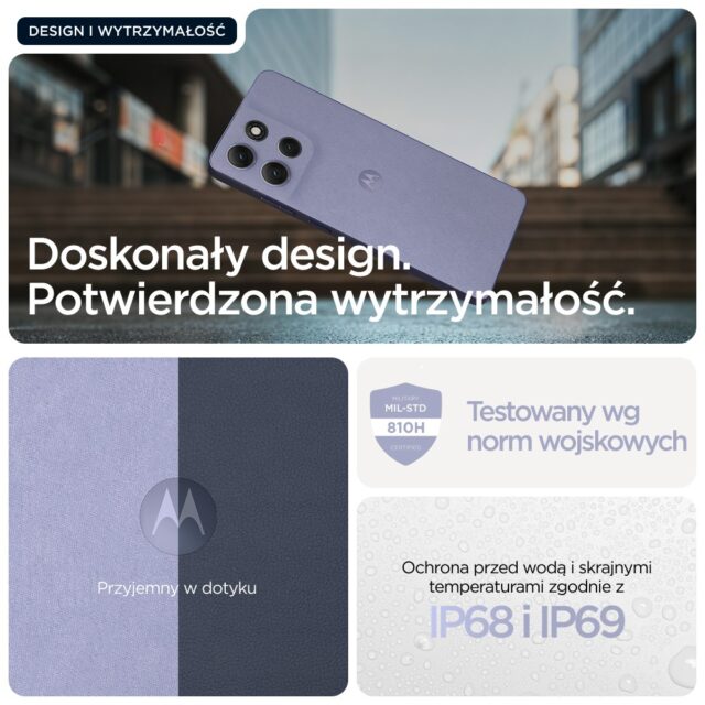 Motorola moto g86 5G 16.9 cm (6.67 ) Dual SIM Android 15 USB Type-C 8 GB 256 GB 5200 mAh Lilac - imagine 6