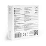 SAVIO Wireless weather station  temperature and humidity sensor  indoor use  LCD screen  clock  date  handle with magnet  CT-01/B Black - imagine 5