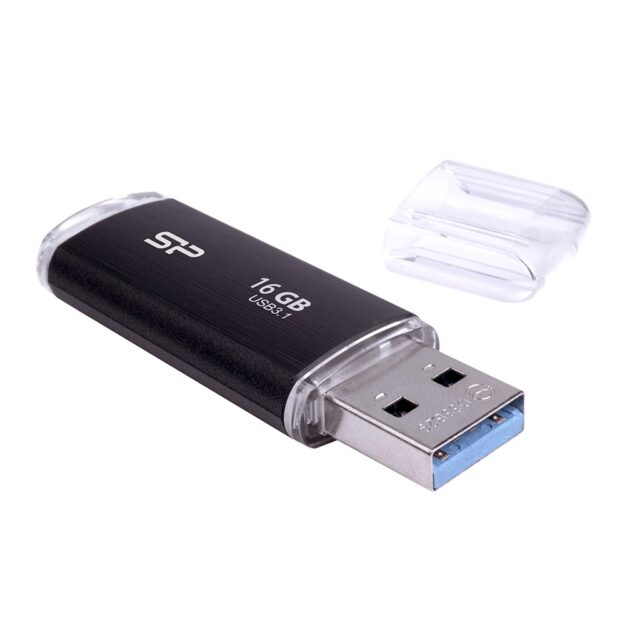 SILICON POWER Blaze B02 Pendrive USB flash drive 16 GB USB Type-A 3.2 Gen 1 (SP016GBUF3B02V1K) Black - imagine 3