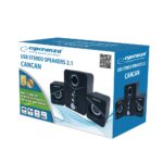 Esperanza EP153 USB 2.1 Speaker Set 6 W Black - imagine 2