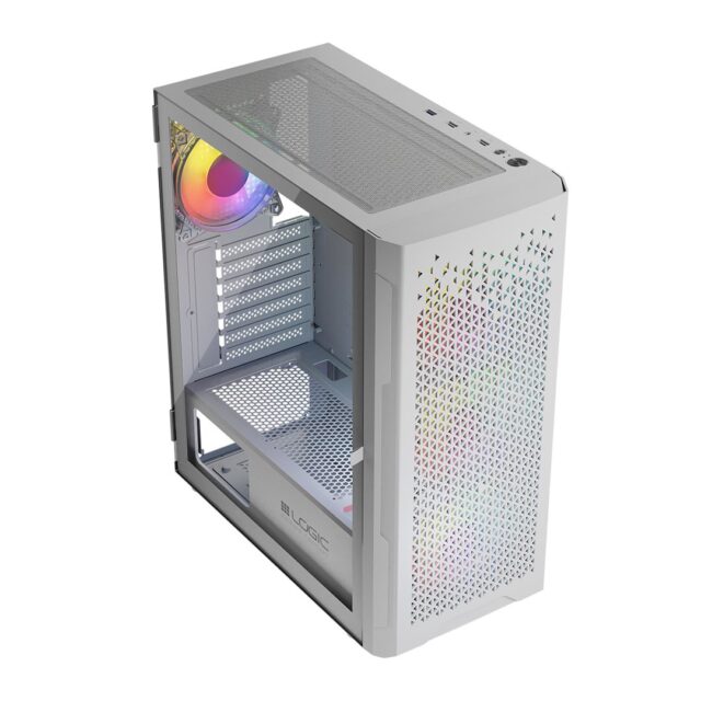 Logic ARAMIS ARGB MINIDI USB 3.0 Case White - imagine 14