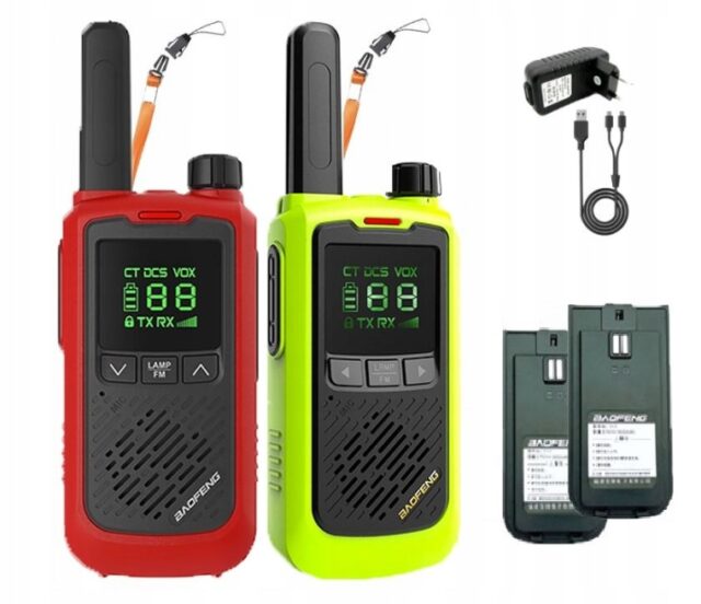 Walkie-Talkie Baofeng BF-T17 red  2 pieces - imagine 2