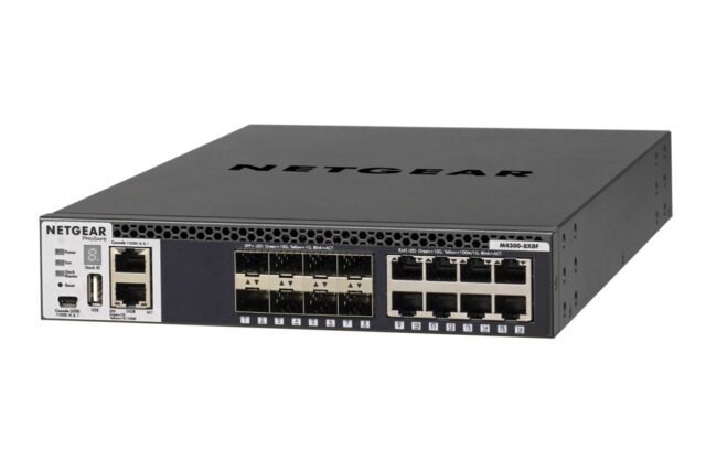 NETGEAR M4300-8X8F Managed L3 10G Ethernet (100/1000/10000) 1U Black - imagine 2