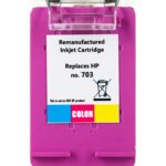 Superbulk printer ink HP B-H703C (replacement HP 703 CD888) tricolour standard