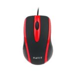 Havit HV-MS753 - universal computer mouse  red and black - imagine 3