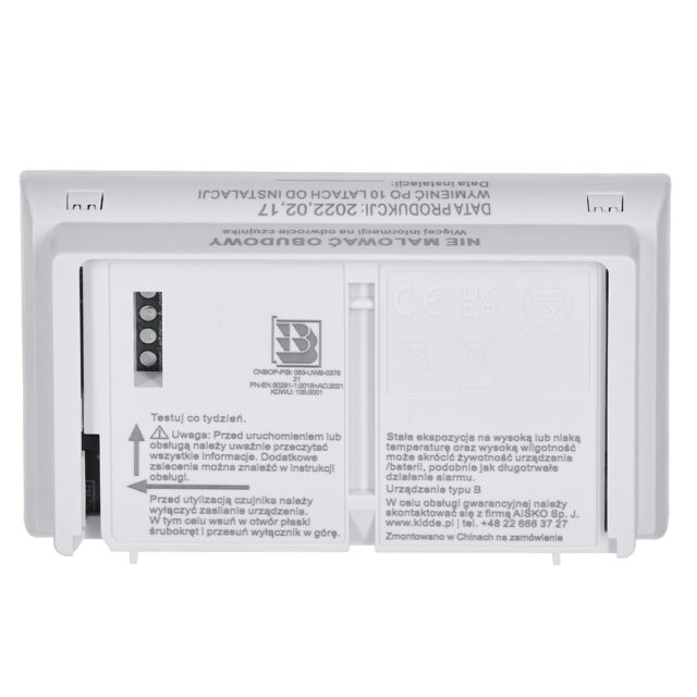 K10LLDCO KIDDE CARBON MONOXIDE AND CARBON MONOXIDE DETECTOR - imagine 9