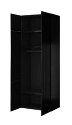 Wardrobe PAFOS 2D BASE 90x55.5x45 Black matt - imagine 5