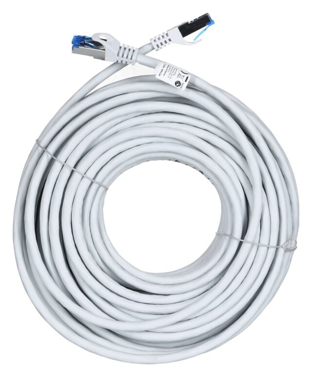 Lanberg Patchcord S/FTP Cat.6a 20m Gray LSZH - imagine 2