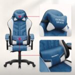 Huzaro Force 2.7 Black Carbon Gaming chair Blue - imagine 3