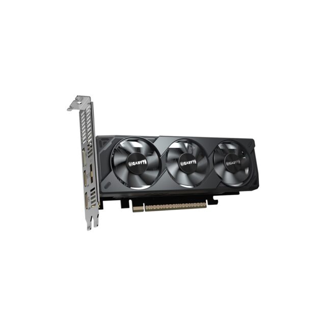 GIGABYTE GeForce RTX 5050 OC Low Profile 8G Graphics Card - 8GB GDDR6  128bit  PCI-E 5.0  2587MHz Core Clock  2 x DP  2 x HDMI  NVIDIA DLSS 4  GV-N5050OC-8GL - imagine 5