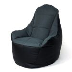 Sako Boss black-graphite bag pouffe XXL 140 x 90 cm