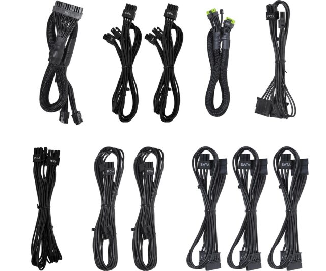 Asrock Phantom Gaming PG-1000G power supply unit 750 W 20+4 pin ATX ATX Black - imagine 6