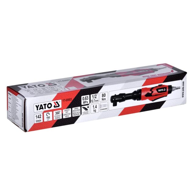 Yato YT-09803 power wrench 1/2  160 RPM 80 N·m Black  Orange - imagine 5