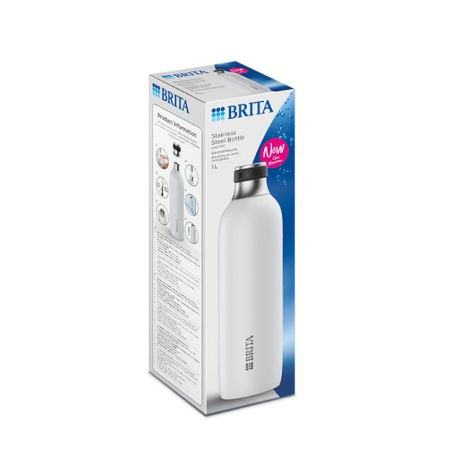 Brita sodaTRIO bottle (1 l; white) - imagine 10