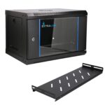 EXTRALINK LITE 6U 530X400 WALL-MOUNTED RACKMOUNT CABINET BLACK