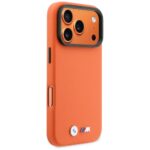 Case BMW M Metal Logo MagSafe for iPhone 17 Pro Max orange - imagine 4