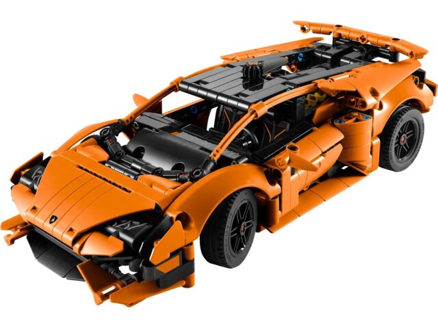 LEGO TECHNIC 42196 Lamborghini Huracán Tecnica Orange - imagine 3