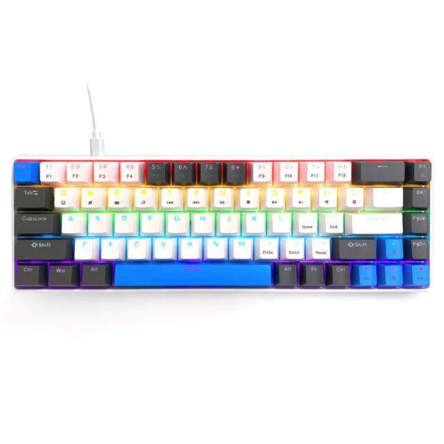 Mechanical keyboard 60% RED CORE MX60 MT1259 - imagine 11