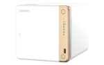 QNAP TS-462-4G NAS/storage server Tower Intel® Celeron® N4505 4 GB DDR4 0 TB QNAP QTS White - imagine 9