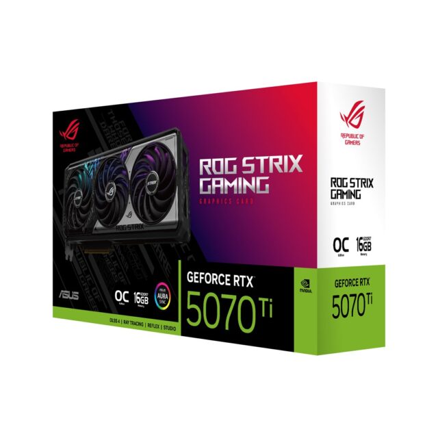 ASUS ROG Strix NVIDIA GeForce RTX 5070 Ti 16 GB OC graphics card - imagine 10
