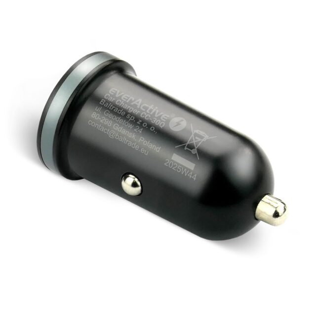 Car charger everActive CC-30Q USB + USB-C QC 3.0 PD 35W - imagine 6