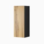 Cama cabinet VIGO  90  full 90/35/32 black/wotan oak