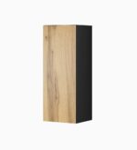 Cama cabinet VIGO  90  full 90/35/32 black/wotan oak