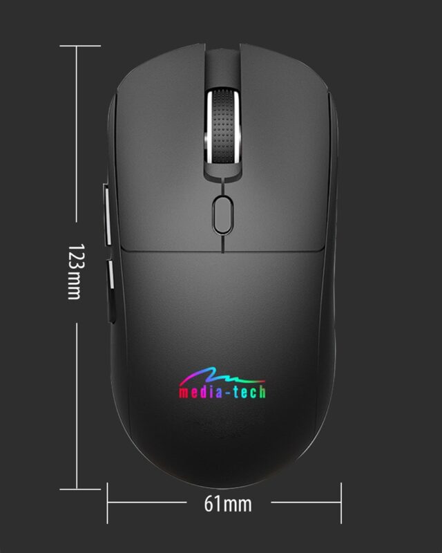 Wireless 2-in-1 Mouse (BT/RF) SILENT & RECHARGE MT1124 - imagine 9