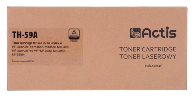 Actis TH-59A Toner (replacement for HP CF259A; Supreme; 3000 pages; black) with a toner level monitoring chip. We recommend disabling printer software updates. - imagine 2