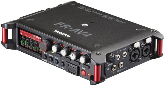 Tascam FR-AV4 - Przenośny rejestrator dźwięku z 4 kanałami - imagine 2