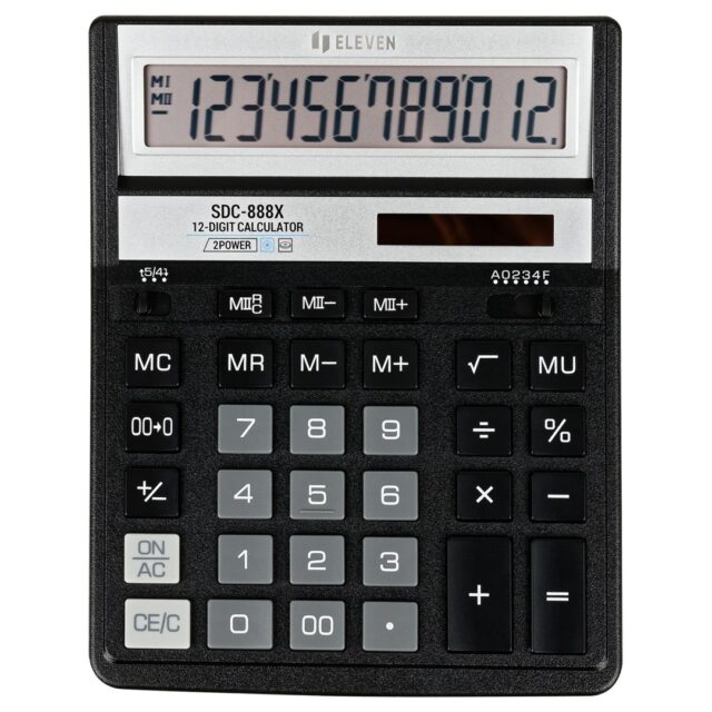 Eleven office calculator SDC-888X-BK - imagine 3