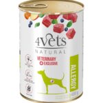 4VETS Natural Allergy Lamb Dog - wet dog food - 400 g