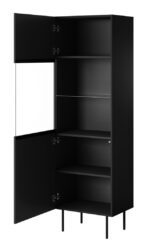 Display case PALAZZO 60x42x190 black + oak craft - imagine 2